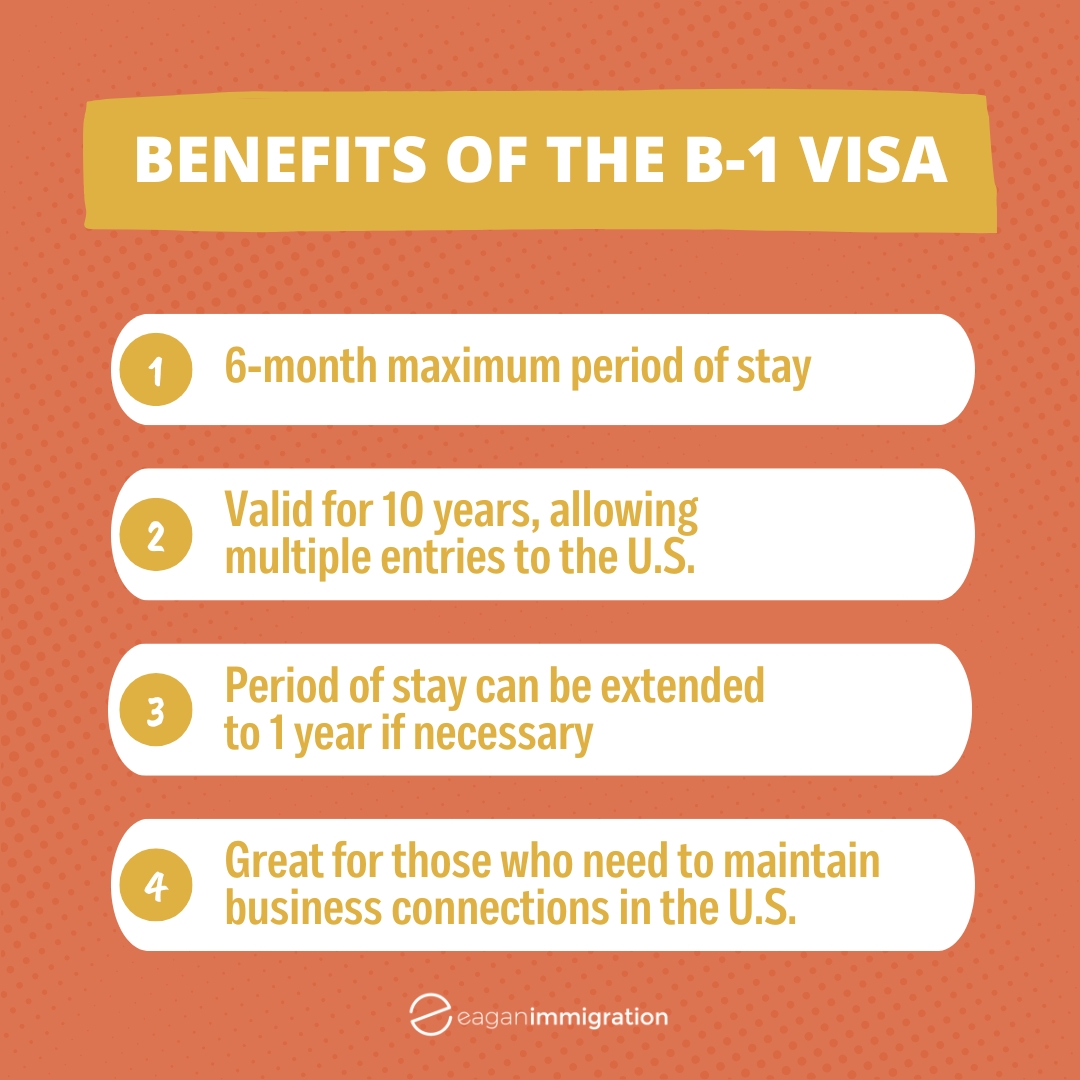 Benefits of the B-1 visa